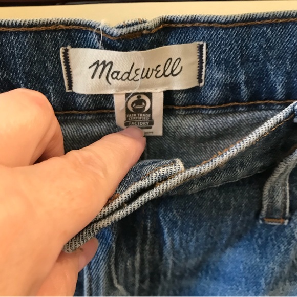 Madewell High Rise Slim Boy Friend Jeans, Size 32, NWOT - Picture 5 of 9